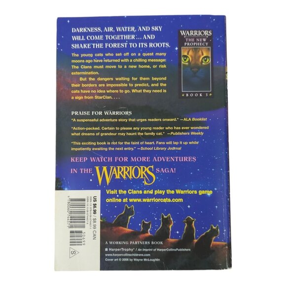 Warriors Erin Hunter Cats The New Prophecy Volumes 1 2 3 5 6 Paperback Lot Of 5 - Picture 10 of 14